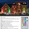66ft Christmas Decorative Mini Lights, 200 LED RGB Changing 7 Functional Green Wire Fairy Halloween Lights with Remote Timer, Plug in Indoor Outdoor Xmas Wedding Party Decor